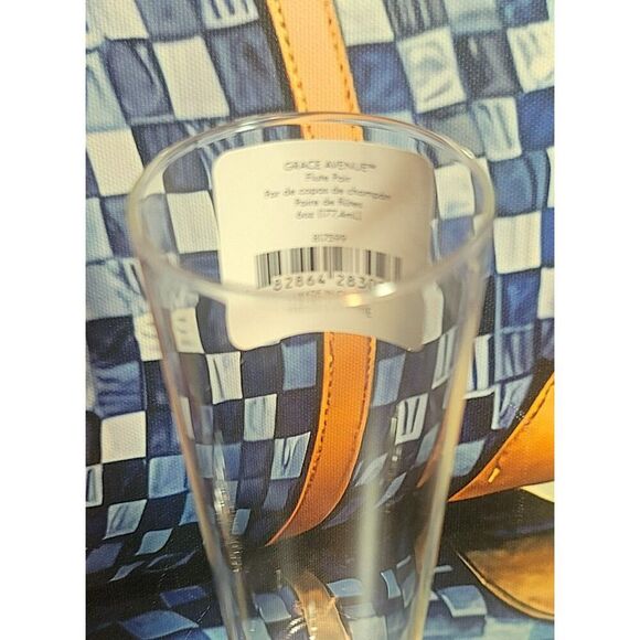 NIB - Kate Spade Lenox Crystal Grace Avenue 2-Piece Champagne Flute Set - Picture 5 of 7
